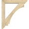 Ekena Millwork Imperial Slat Rough Sawn Bracket w/ Offset Brace, Douglas Fir, 6"W x 32"D x 36"H BKT0604X32X36IMP06RDF - alternate 3